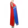 Women's Synthetic Kurtis (Red, Blue, M)