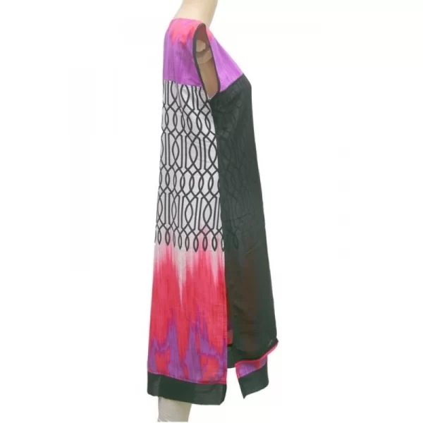 Women's Synthetic Kurtis (Multi Color, M)