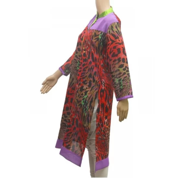 Women's Synthetic Kurtis (Multi Color, M)