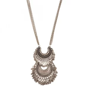 Afghani Tribal Antique Oxidised Silver Princess Necklace