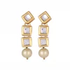 Fashion Jewelry Kundan Pearl Stylish Fancy Wedding Party Wear Jewellery Set