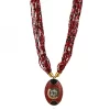 Multicolour Tibetan Style Beads Necklace