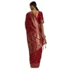 Women's Banarasi Silk Saree (Red,5-6 Mtrs)