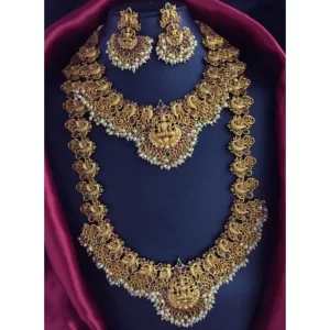 Generic Women’s Elegent Combo Of Jewellery Set (Gold, Free Size)