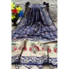 Women's Silk Pure Zari weaving Duppatta (Navy Blue, Length: 2-2.3 Mtrs)