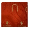 Women's Cotton Silk Self Design Unstitched Blouse Piece (Red, 80-100 cm)