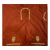 Women's Cotton Silk Self Design Unstitched Blouse Piece (Maroon, 80-100 cm)