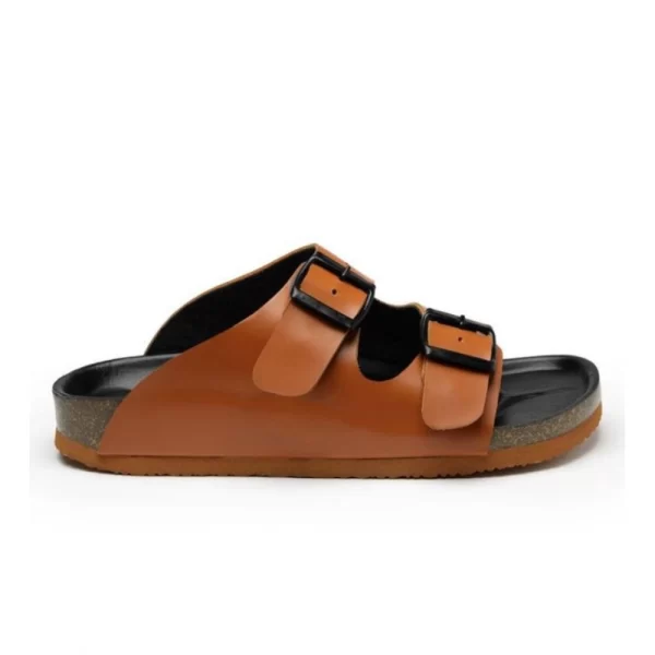 Unisex Cork Fashionable, Comfortable And Trendy Cork Sandals (Tan)
