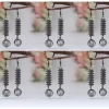 Women's Black Color Antique Earrings Combo Of 6 Pairs