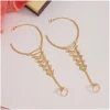 Women's Gold Plated Hathphool Adjustable Chain
