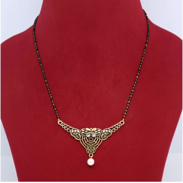 Women's Assorted Color 5 Piece Of Mangalsutra Combo