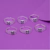 Women's Multi Color Assorted Design Adjustable Toe Rings Combo Of 3 Pairs
