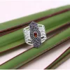 Women's Multi Color Assorted Design Adjustable Toe Rings Combo Of 2 Pairs