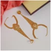 Women's Gold Plated Hathphool Adjustable Chain