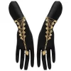 Women's Gold Plated Hathphool Adjustable Chain