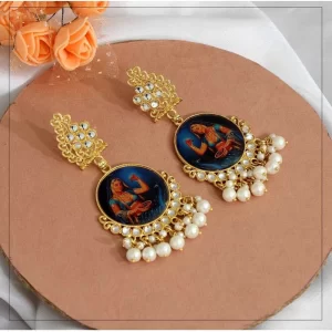 Generic Women’s Multi Color Kundan Kundan Earrings