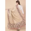 Women's Art Silk Printed Dupatta (Gold, Length: 2.25 to 2.50 Mtr)