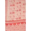 Women's Art Silk Printed Dupatta (Orange, Length: 2.25 to 2.50 Mtr)