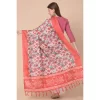 Women's Art Silk Printed Dupatta (Red, Length: 2.25 to 2.50 Mtr)