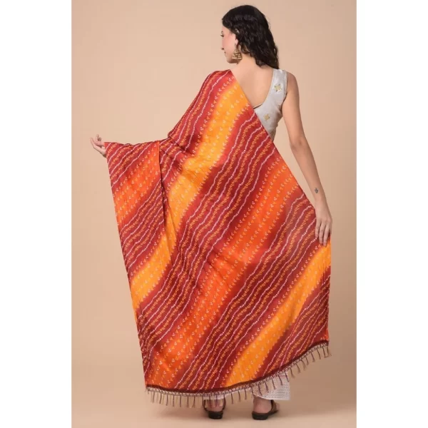 Women's Chanderi Printed Dupatta (Multicolor, Length: 2.25 to 2.50 Mtr)