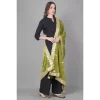 Women's Velvet Gotta Patti Dupatta (Olive, Length: 2.25 to 2.50 Mtr)