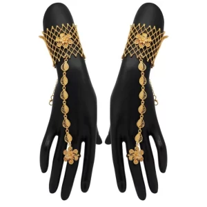 Generic Women’s Gold Plated Hathphool Adjustable Chain