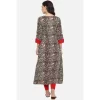 Women's Casual 3/4 th Sleeve Printed Cotton Kurti (MultiColor)