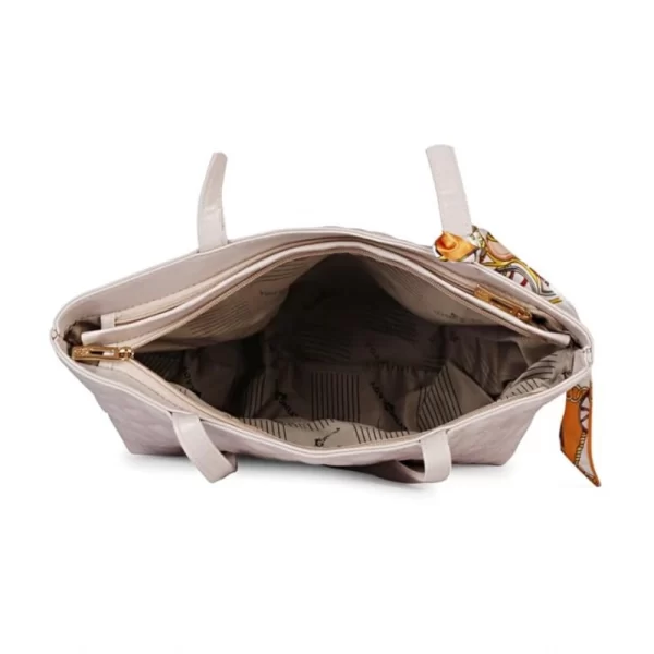 Women's Polyurethane Textured  Shoulder Bag (lavender)