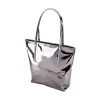 Women's Synthetic Solid Shoulder Bag (Grey)