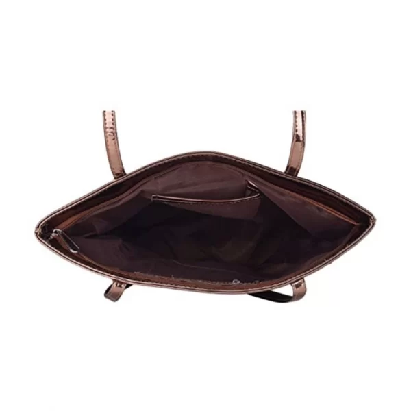 Women's Synthetic Solid Shoulder Bag (Copper)