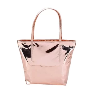 Generic Women’s Synthetic Solid Shoulder Bag (Rose Gold )