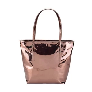 Women’s Synthetic Solid Shoulder Bag (Copper)