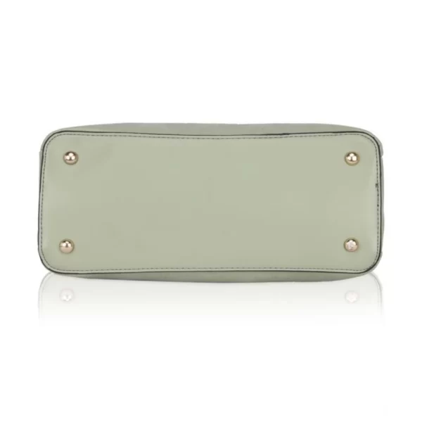 Generic Women's Faux Leather Printed Adjustable Long Belt Handbag (Green)