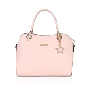 Generic Women’s Faux Leather Solid Handbag (Pink)