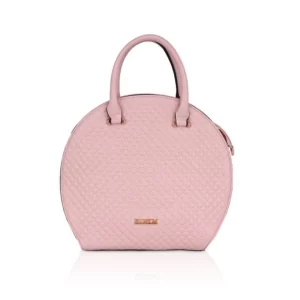 Generic Women’s Faux Leather Printed Adjustable Long Belt Handbag (Pink)