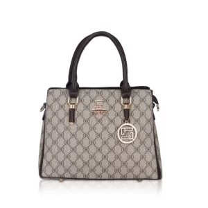 Generic Women’s Faux Leather Printed Handbag (Coffee)