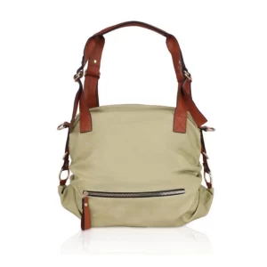 Generic Women’s Faux Leather Solid Tote Bag (Green)