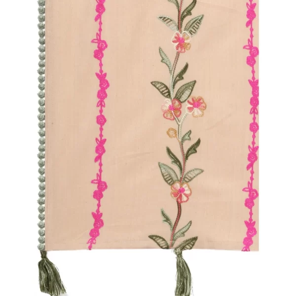 Women's Cotton Opaque Stole (Beige, Length: 1.5 to 2 Mtr)