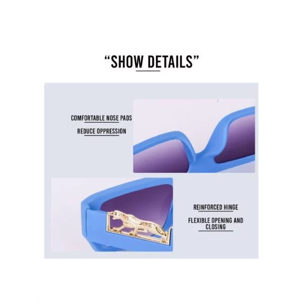 Classic Unisex UV400 Protection Sunglasses (Blue)