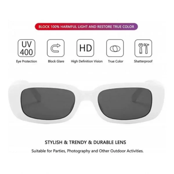Generic Pack Of 2 Classic Unisex UV400 Protection Sunglasses (MultiColor)