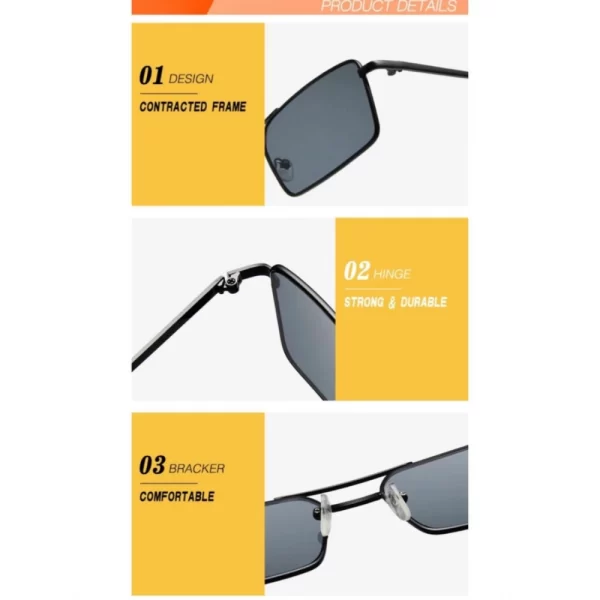 Generic Classic Unisex UV400 Protection Sunglasses (MultiColor)