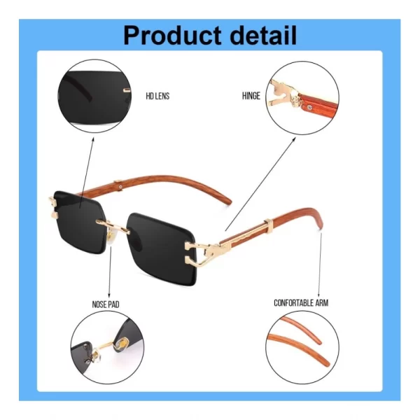Generic Classic Unisex UV400 Protection Sunglasses (Black)