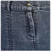 Women's Denim Tie Up Buttoned Skirt (Blue)