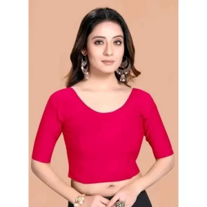 Generic Pack Of_2 Women’s Hosiery Short Sleeves Round Neck Non-Padded Blouse (Pink)