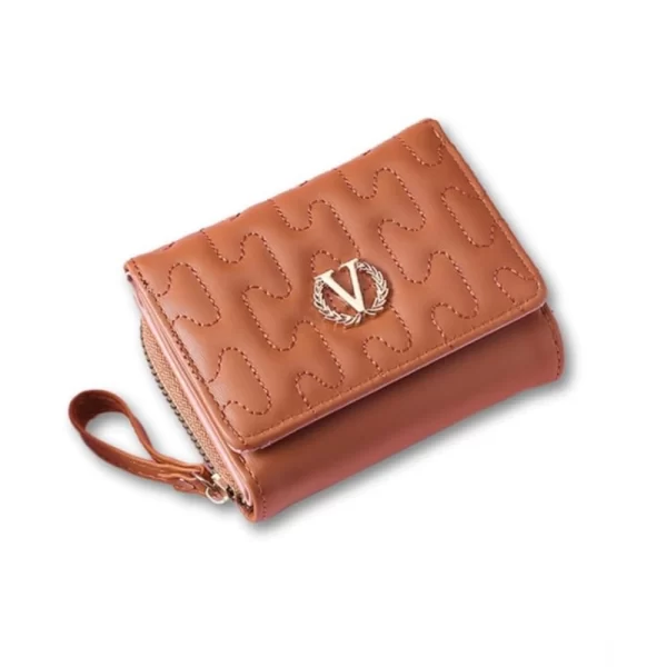 Women's Faux Leather Wallet (Multicolor)