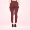 Women's Cotton Blended Solid Ankle legging (Maroon)