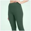 Women's Cotton Blended Solid Ankle legging (Bottle Green)