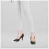 Women's Cotton Blended Solid Ankle legging (White)