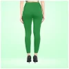 Women's Cotton Blended Solid Ankle legging (Green)