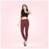 Women's Cotton Blended Solid Ankle legging (Maroon)